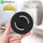 Wholesale Quick Charge Ultra-Slim Wireless Charger for Qi Compatible Device (White)